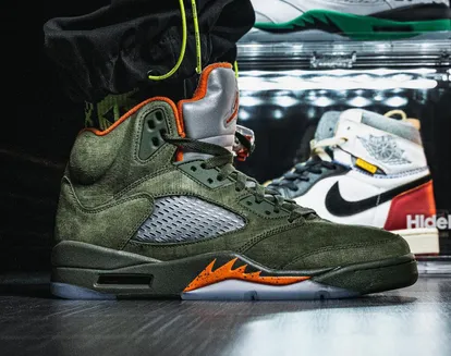 The New Air Jordan 5 “Olive” On-Foot Photos Have Finally Been Released, Yours Truly, News, April 28, 2024