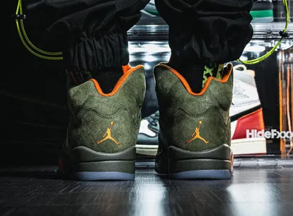 The New Air Jordan 5 “Olive” On-Foot Photos Have Finally Been Released, Yours Truly, News, May 14, 2024