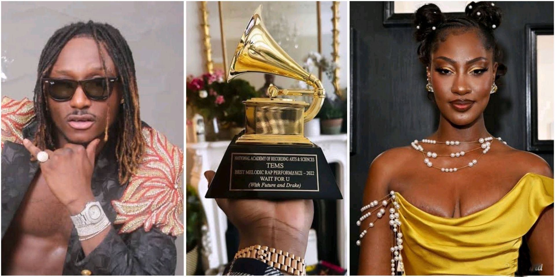 Terry G Criticizes Tems for Her Attitude Towards Grammy Award