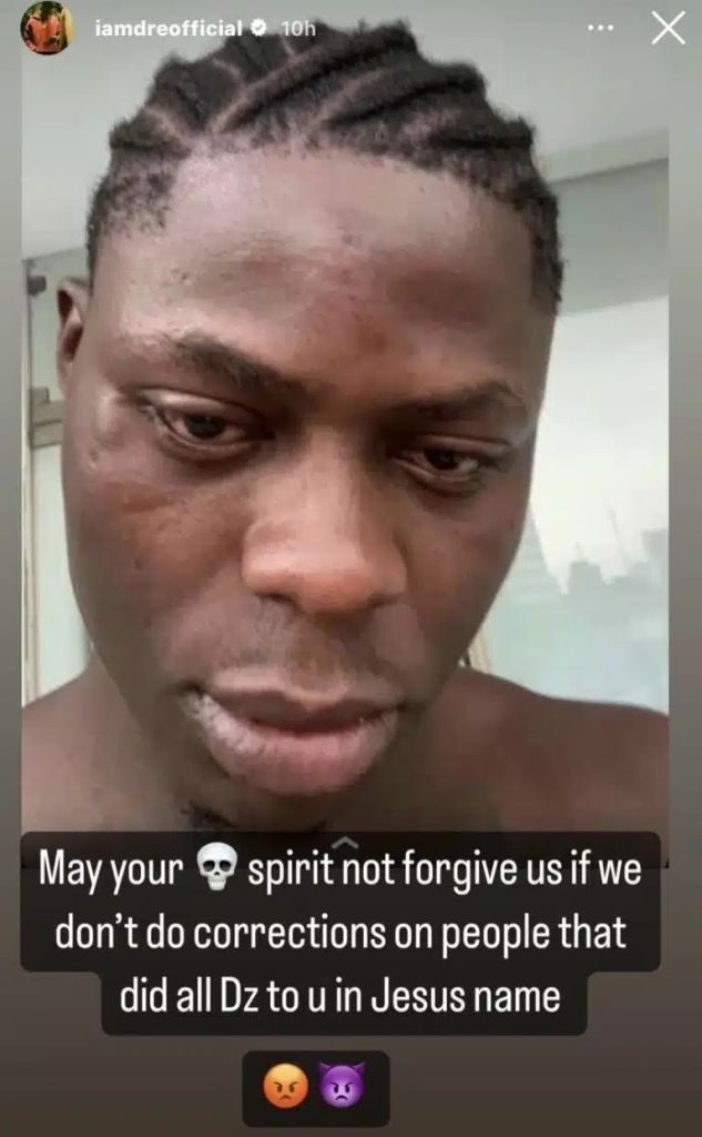 Davido'S Close Aide, Dre Dmw Shares New Disturbing Photos Of Late Mohbad; Calls Out Sam Larry For Hooligan Actions, Yours Truly, News, April 29, 2024