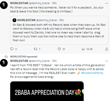 Dammy Krane Addresses Departure Of Former Signees; Mr. Eazi Responds, Yours Truly, News, May 11, 2024
