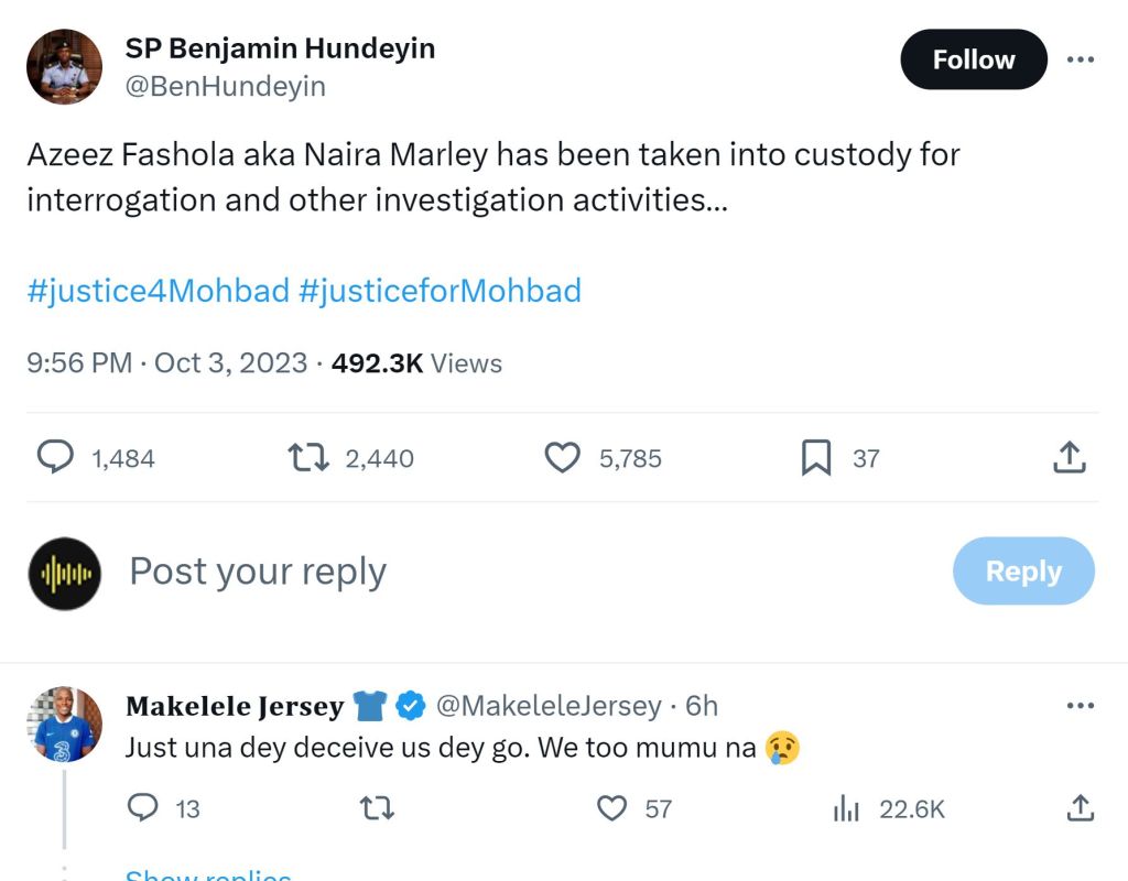 Naira Marley Steps Forward To Aid In Mohbad'S Death Investigation, Yours Truly, News, May 15, 2024