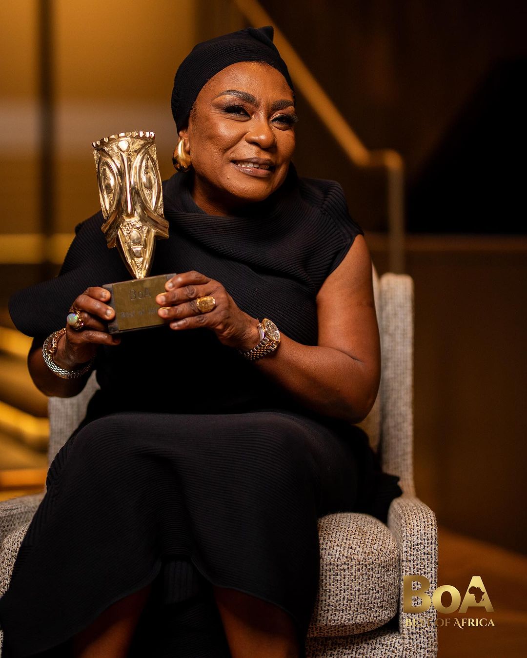 Burna Boy'S Mother, Bose Ogulu Honored With &Quot;History Maker Award 2023&Quot; In London, Yours Truly, News, May 21, 2024