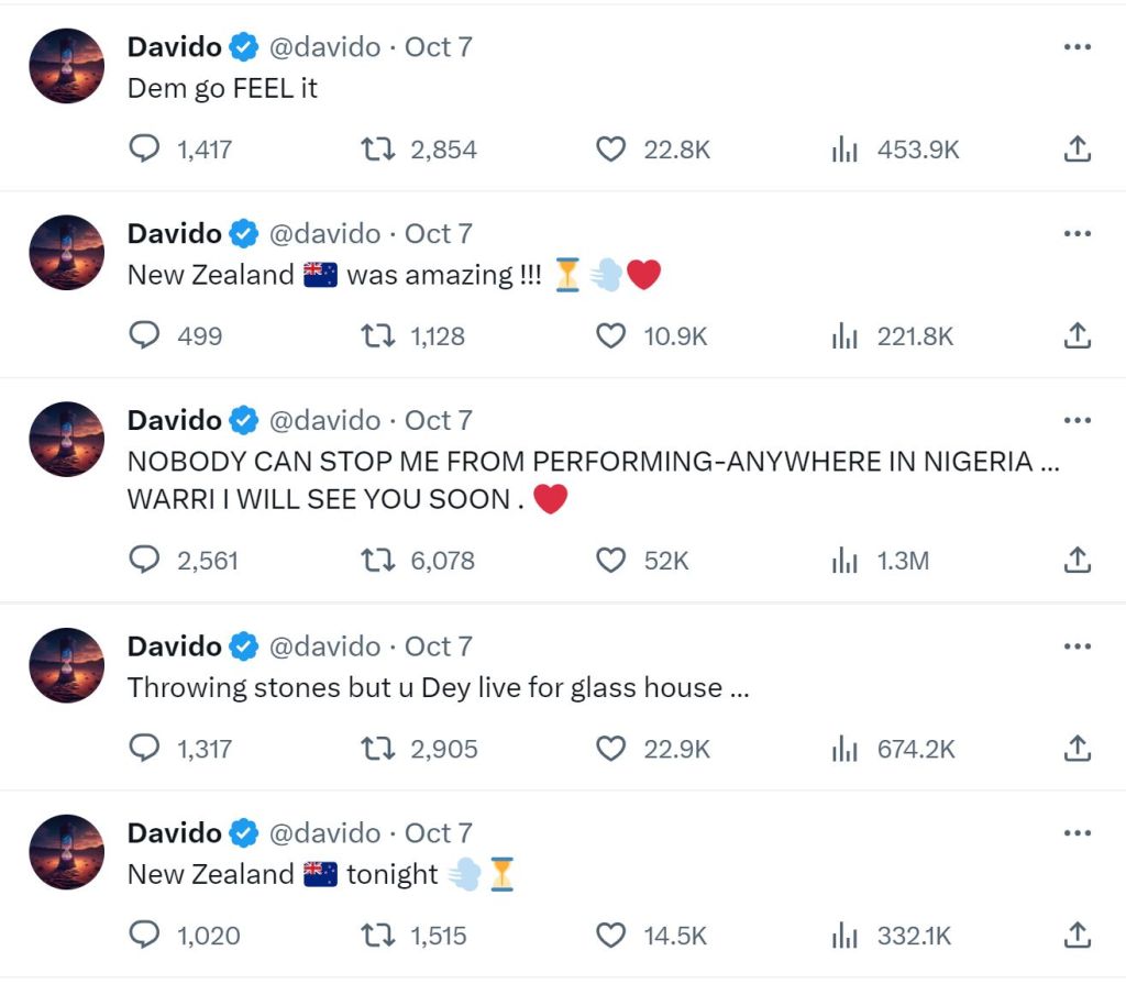 Davido Responds To Former Nff President, Amaju Pinnick Over Missed Performance, Yours Truly, News, May 18, 2024