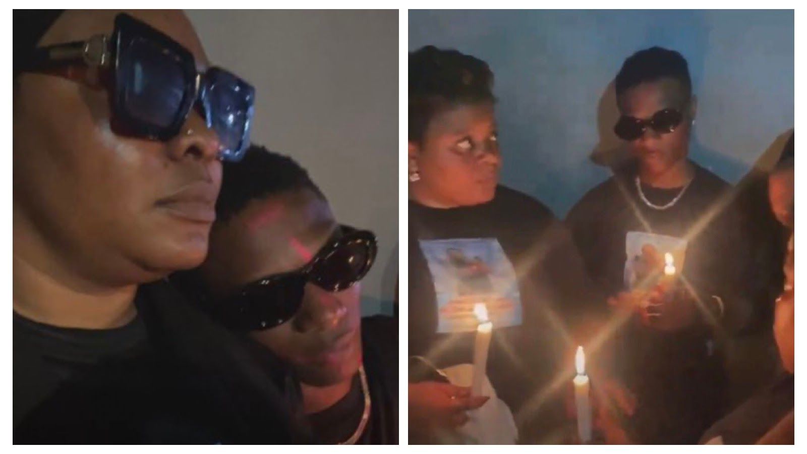 Wizkid And Sisters Hold Candlelight Procession For Their Late Mother; Fans Send In Condolences, Yours Truly, News, May 2, 2024