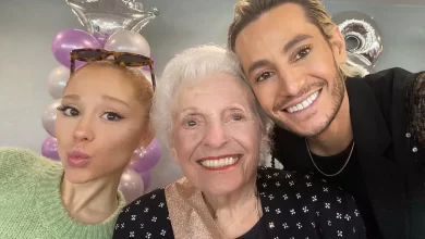 Ariana Grande And Her Brother Frankie Celebrate The 98Th Birthday Of Their Grandmother, Yours Truly, Ariana Grande, November 29, 2023