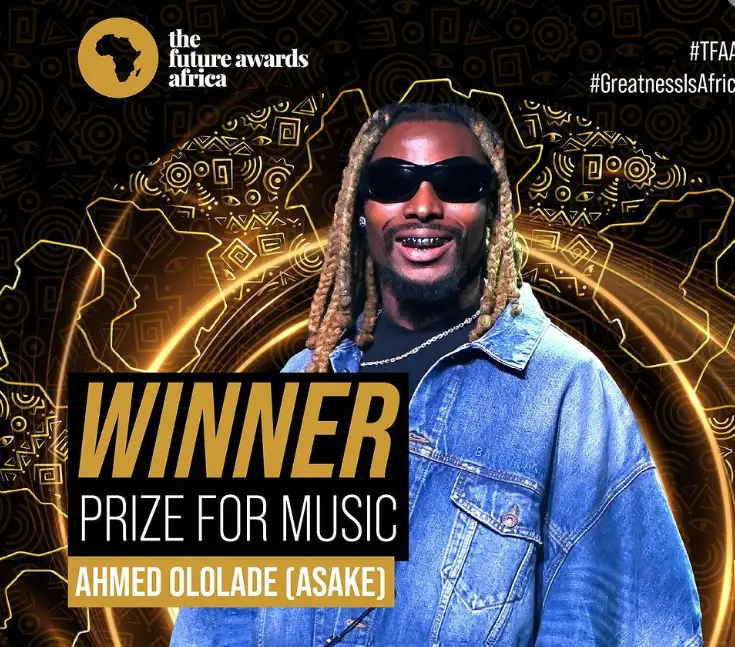 Tobi Bakre, Asake, Veekee James And Victor Fatanmi Emerge Winners At The Future Awards Africa 2023, Yours Truly, News, May 16, 2024