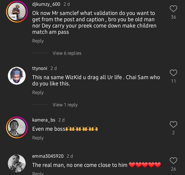 Samklef Shades Davido, Hails Wizkid, Calls Him Every &Quot;Artiste'S Role Model&Quot;, Yours Truly, News, May 1, 2024
