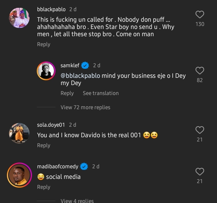Samklef Shades Davido, Hails Wizkid, Calls Him Every &Quot;Artiste'S Role Model&Quot;, Yours Truly, News, May 1, 2024