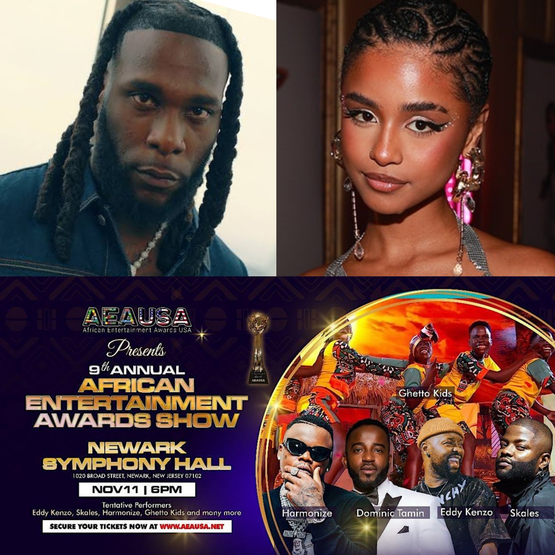 Burna Boy, Tyla, And Other African Acts Win At This Year'S Aeausa Awards, Yours Truly, News, May 3, 2024
