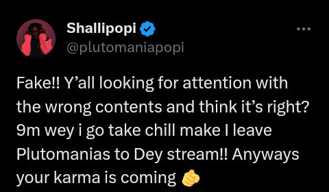 Shallipopi Speaks Out Against Rumors That He Paid 9 Million Naira For Streaming Farm, Yours Truly, News, May 17, 2024
