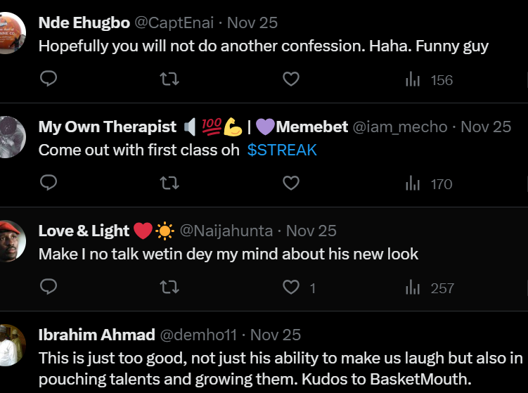 Basketmouth Shares Hot Take On Stand-Up Comedy As Fans React, Yours Truly, News, February 22, 2024