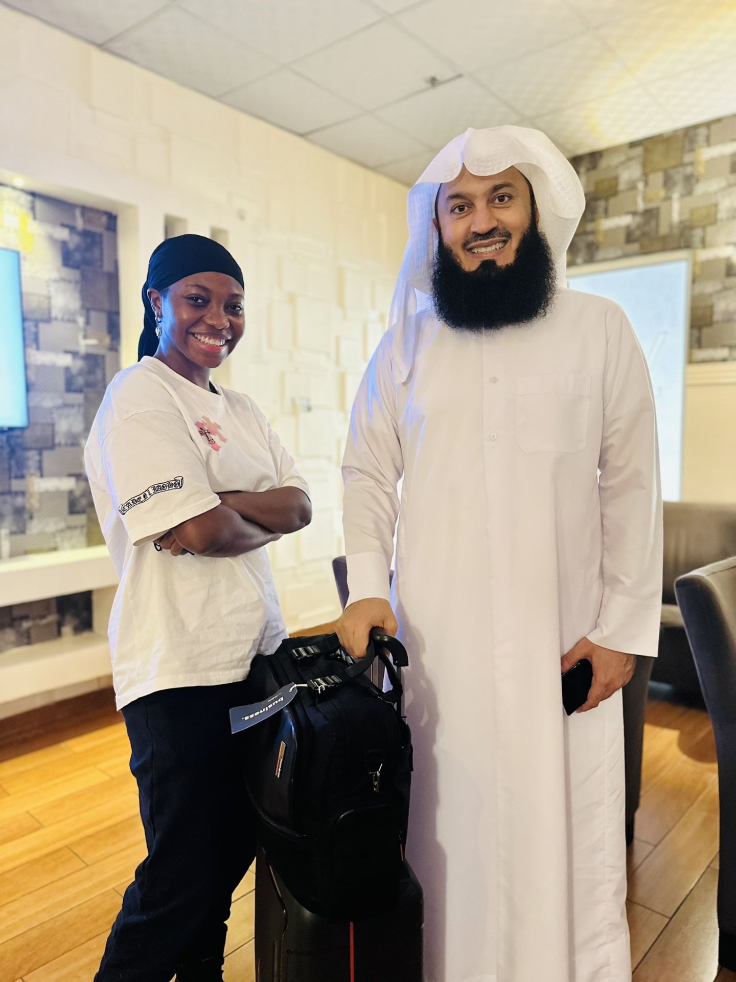 Internationally Renowned Cleric Mufti Menk Meets Taaooma During Visit To Nigeria As Viral Post Gets Reactions, Yours Truly, News, April 28, 2024
