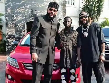 Kcee And E-Money Shock Ojazzy, The &Quot;Ojapiano&Quot; Flute Player, With A Brand-New Ride On His Birthday, Yours Truly, News, March 2, 2024