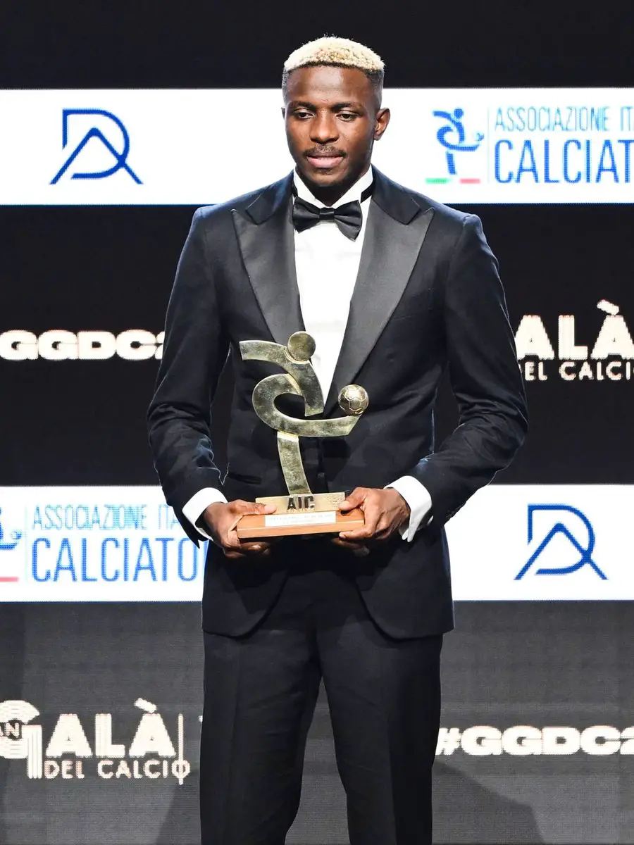 Victor Osimhen Takes Home The Aic Footballer Of The Year Award, Yours Truly, News, April 28, 2024