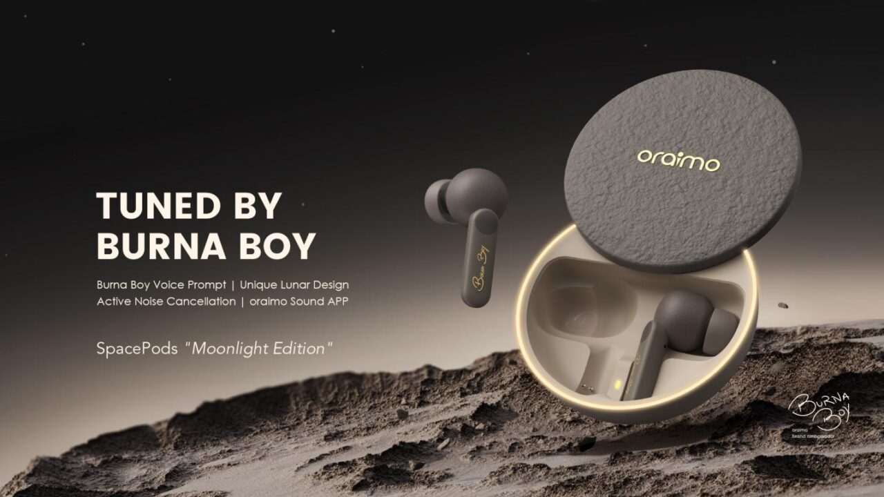 Oraimo Collaborates With Burna Boy To Launch The All-New Spacepods &Quot;Moonlight Edition&Quot; Specially Tuned By Him, Yours Truly, News, February 22, 2024