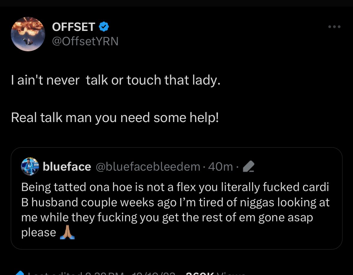 Offset Debunks Blueface'S Allegation That He Slept With Chrisean Rock, Yours Truly, News, March 2, 2024