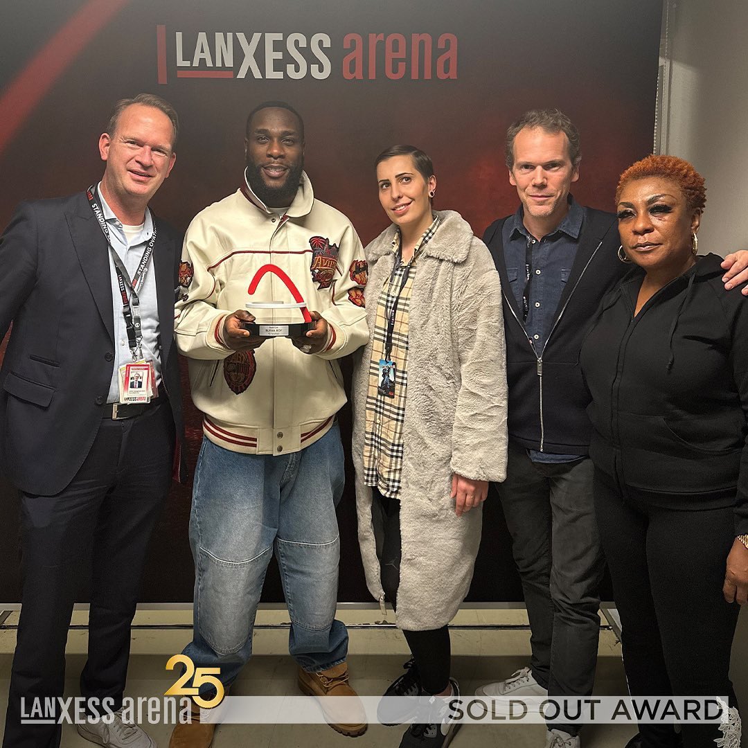 Burna Boy Officially Recognized In Cologne Following Sold-Out Lanxess Arena Show, Yours Truly, News, May 2, 2024