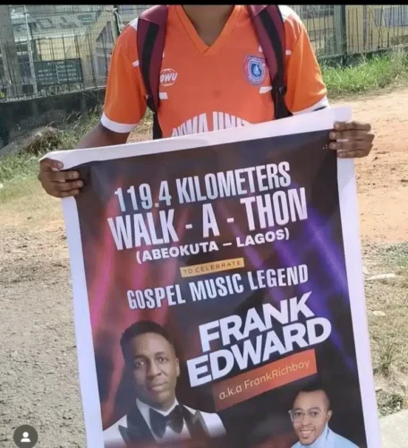 Frank Edwards Slams “Walk-A-Thon From Abeokuta” Fan, Yours Truly, News, April 28, 2024