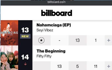 Seyi Vibez' &Quot;Nahamciaga&Quot; Makes It To The Billboard Charts, Yours Truly, News, May 14, 2024