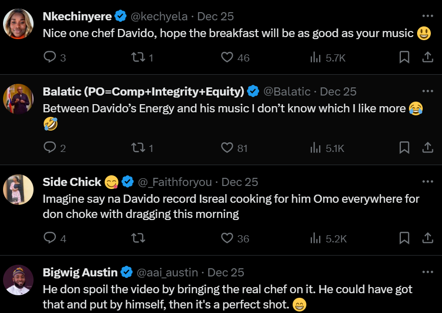 Davido Channels His Inner Chef For Crew After All-White Christmas Party, Yours Truly, News, May 7, 2024