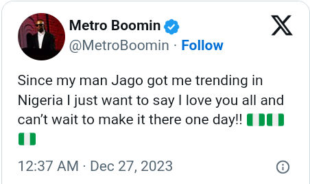 Metro Boomin Addresses The Viral &Quot;You Look Like Metro&Quot; Funny Catchphrase, Yours Truly, News, May 9, 2024