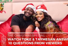 Toke Makinwa Is Guest On Christmas Edition Of &Quot;Tea With Tay&Quot;, Yours Truly, News, April 27, 2024
