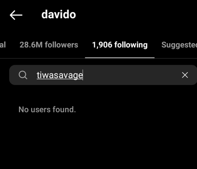 Davido And Tiwa Savage Unfollow Themselves On Instagram, Igniting Fan Suspicions, Yours Truly, News, May 17, 2024