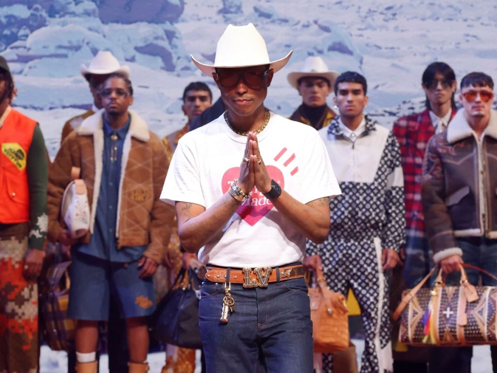 Pharrell Shares New Music As Western-Themed Louis Vuitton FW24 Showcase ...