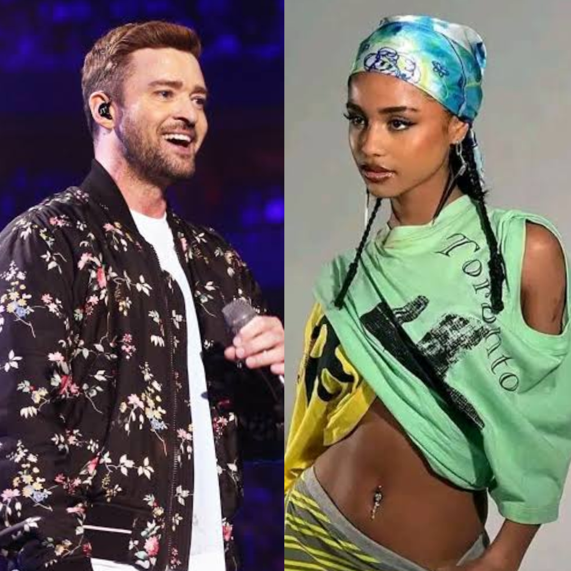 Justin Timberlake Covers Tyla'S &Quot;Water&Quot; During His Memphis Show, Yours Truly, Tyla, March 3, 2024