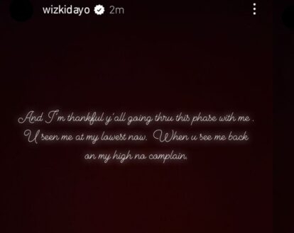 Wizkid Responds To Worries About His Appearance At Bob Marley'S &Quot;One Love&Quot; Film Premiere, Yours Truly, News, April 29, 2024