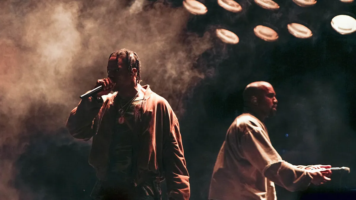 Kanye West And Travis Scott Rehearse And Hit Orlando Stage Together, Yours Truly, News, April 28, 2024