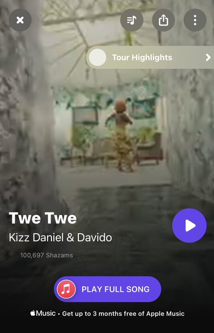 Kizz Daniel'S &Quot;Twe Twe&Quot; Remix Featuring Davido Hits A Brand-New Shazam Feat, Yours Truly, News, May 2, 2024