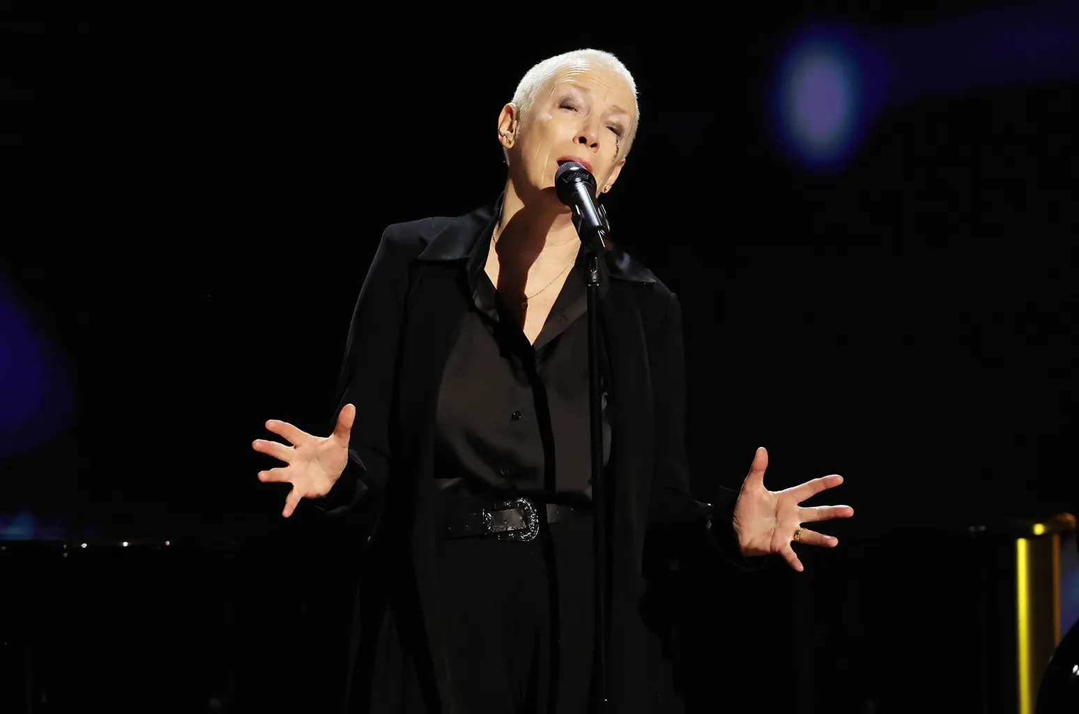 Annie Lennox Advocates &Quot;Ceasefire&Quot; In Palestine Row; As Stevie Wonder, Jon Batiste Give Rare 2024 Grammys In Memoriam Performances, Yours Truly, News, April 28, 2024