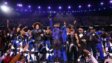 Usher Blows Super Bowl Away With Electrifying Performance; Joined On Stage By Alicia Keys, Ludacris, Others, Yours Truly, Will.i.am, February 26, 2024