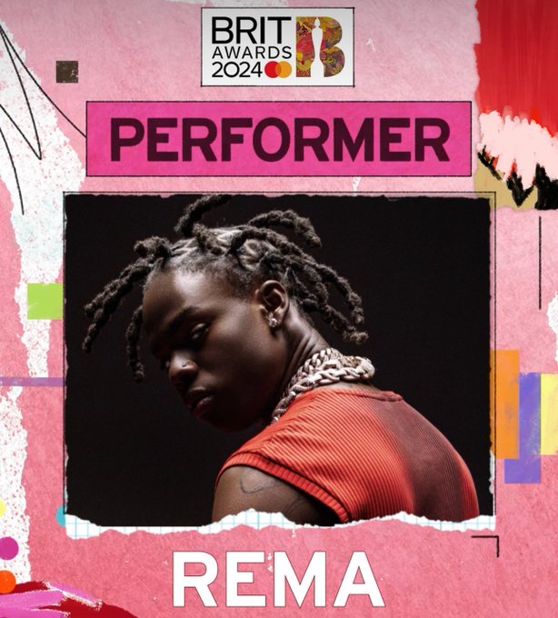 Rema Billed To Perform At The Brit Awards 2024, Yours Truly, News, May 17, 2024