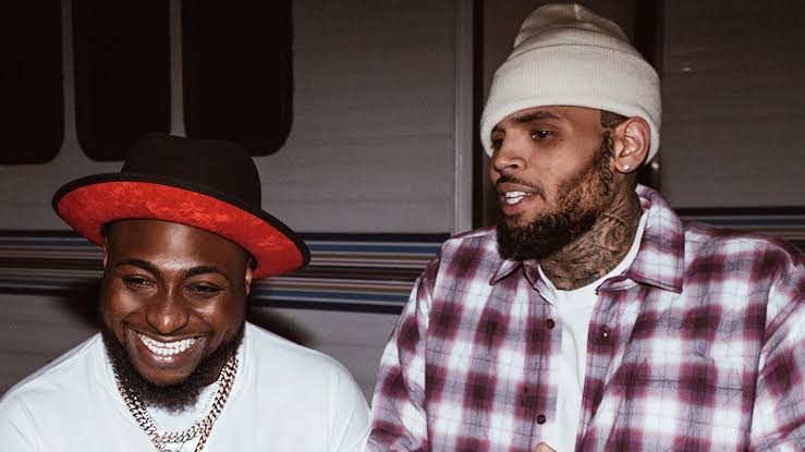 Davido Receives A Lavish Diamond Necklace Pendant From Chris Brown, Yours Truly, News, May 14, 2024