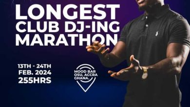 Ghana'S Dj Sam Completes 180 Hours Of Marathon Club Dj-Ing In Pursuit Of A Guinness World Record, Yours Truly, Guinness World Record, April 24, 2024