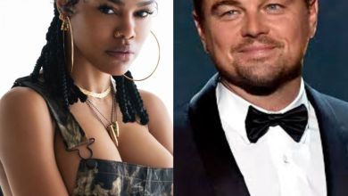Teyana Taylor Gets Her Backside Spanked By Leonardo Dicaprio On The Set Of A New Film, Yours Truly, Leonardo Dicaprio, March 2, 2024