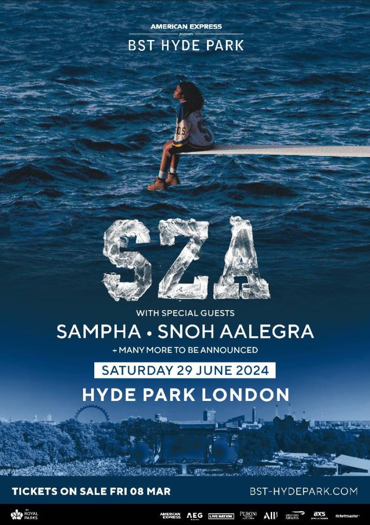 Sza Will Headline London’s Bst Hyde Park 2024, Yours Truly, News, May 12, 2024