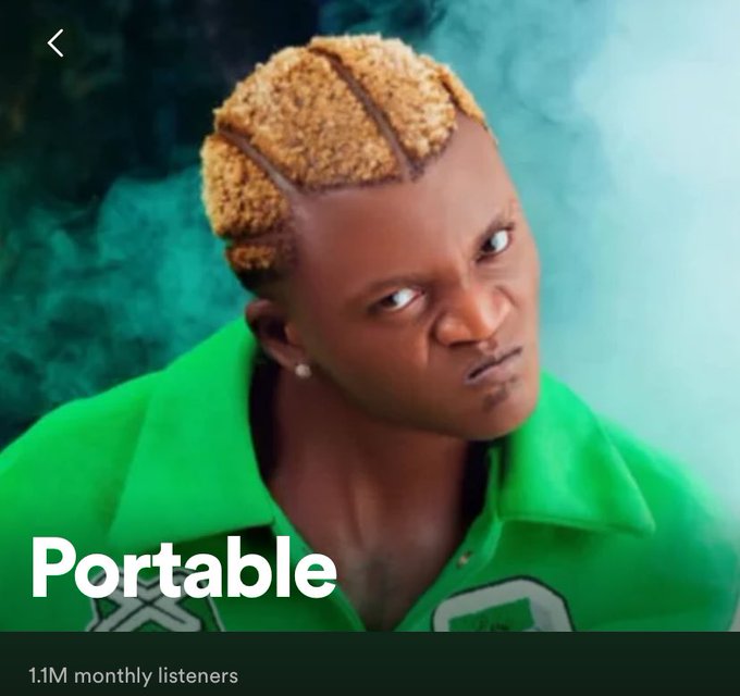 Portable Hits Over 1M Monthly Spotify Listeners, Yours Truly, News, May 1, 2024