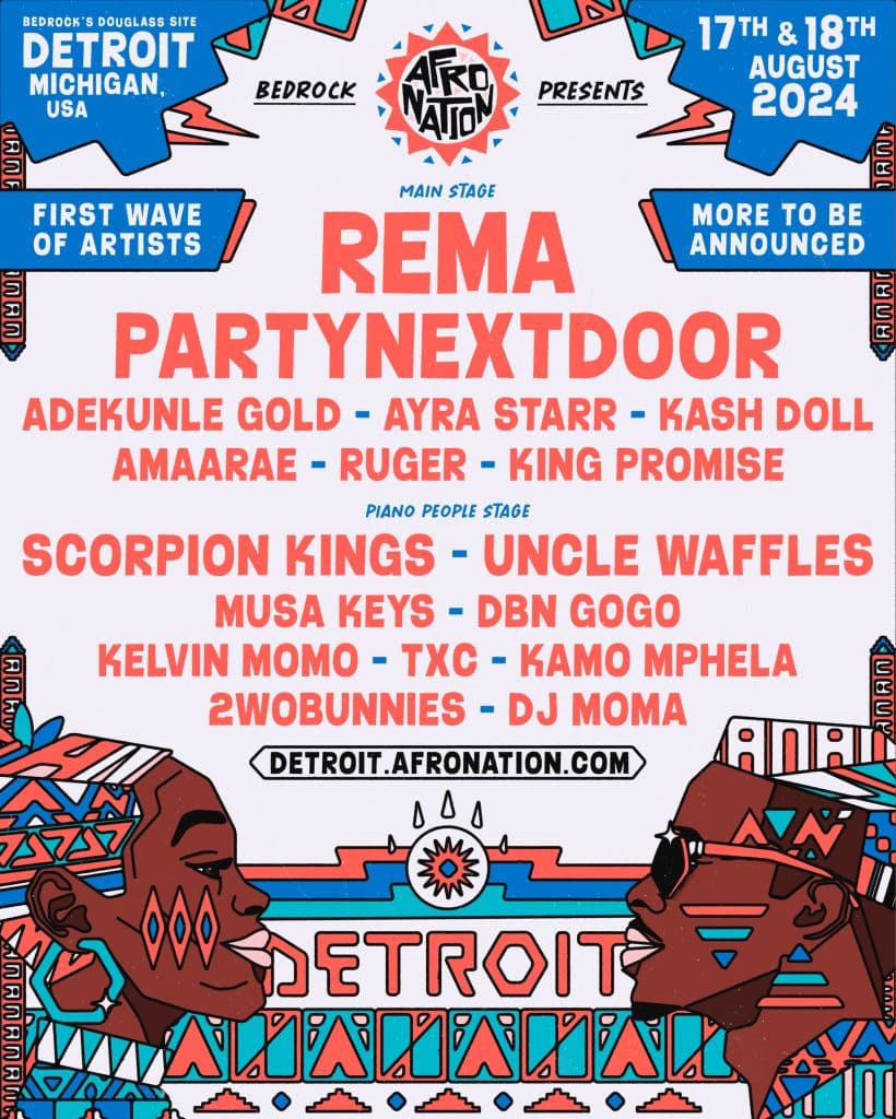 Rema, Adekunle Gold, Ayra Starr And Other Music Stars Announced As Performers At Afro Nation Detroit 2024, Yours Truly, News, May 8, 2024