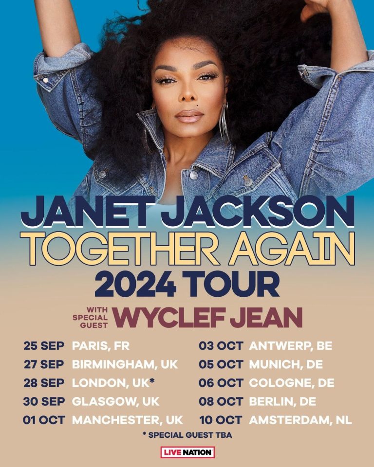 Janet Jackson Unveils Her 2024 Uk And European Tour Dates, Yours Truly, News, May 15, 2024