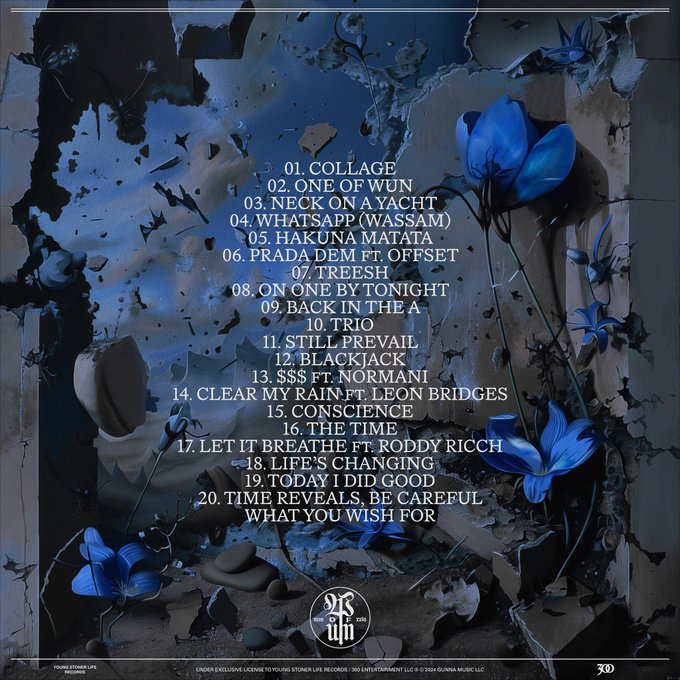 Gunna Unveils The Tracklist And Features For His Forthcoming New Album, &Quot;One Of Wun&Quot;, Yours Truly, News, May 19, 2024