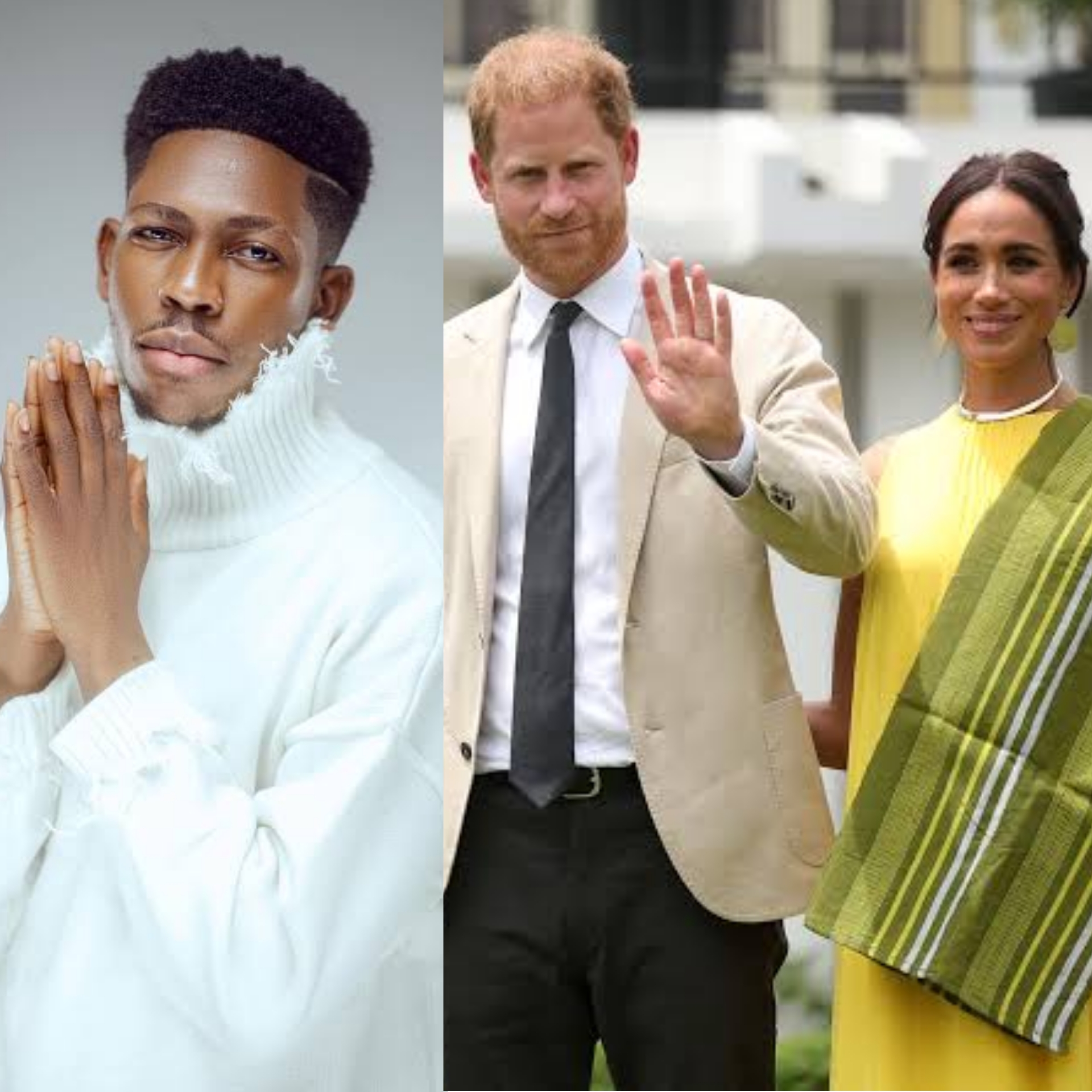 Moses Bliss Thrilled To Perform For Prince Harry And Meghan Markle As Their Nigerian Trip Comes To A Close, Yours Truly, May Edochie, May 13, 2024